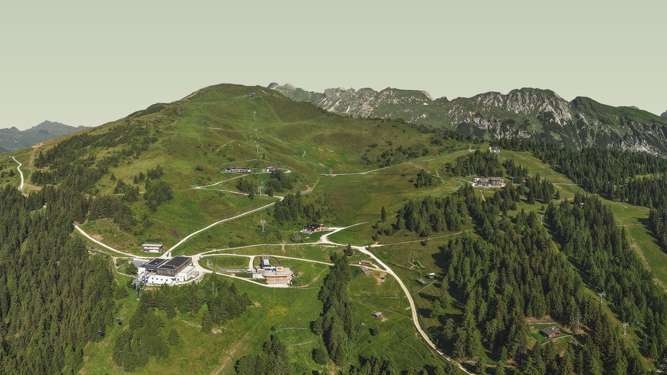 Panorama alpino dal Monte Cavallo sopra Vipiteno